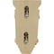 Ekena Millwork 4"W x 2 1/2"D x 7 1/2"H Cole Pilaster Wood Corbel, Maple CORW04X02X07COMA - alternate 3
